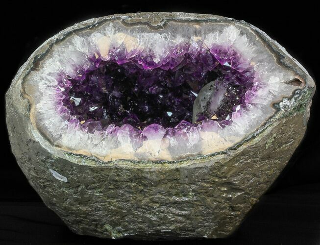 Dark Amethyst Geode From Uruguay - -/ lbs #41901